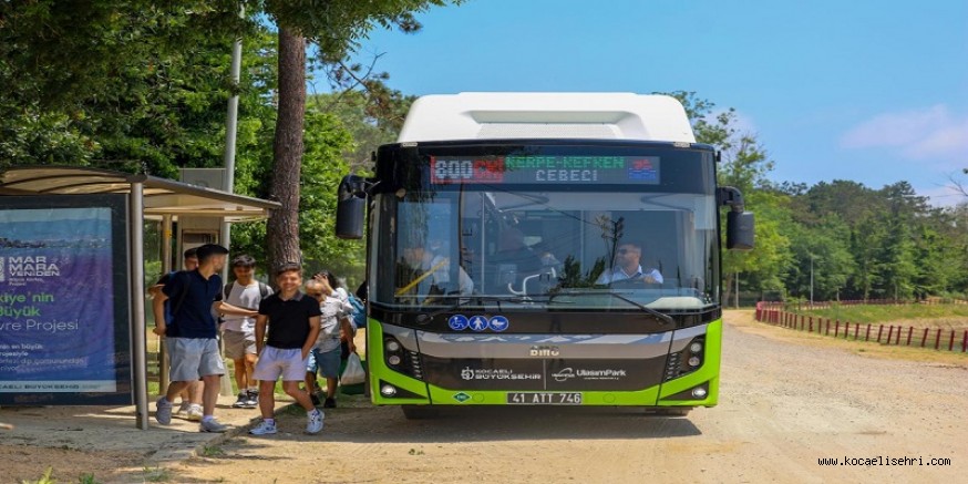 800CK 1 ayda 46 bin vatandaşı sahillere taşıdı