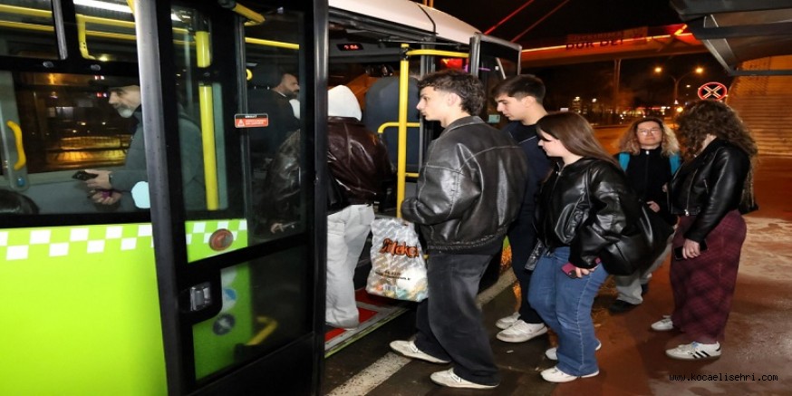Gece otobüs seferlerine ilgi her geçen gün artıyor