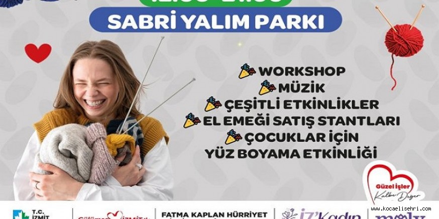 İzmitte el emeği rüzgârı Örgü Festivali başlıyor