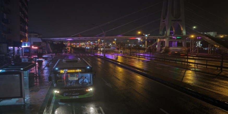 Kocaelide 24 saat kesintisiz ulaşım başladı