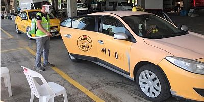 12 ilçede, dezenfekte edilmeyen taksi kalmayacak