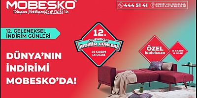 12. MOBESKO Geleneksel mobilyacılar indirim günleri
