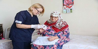 2024 yılında 85 bin kez evde bakım hizmeti verildi