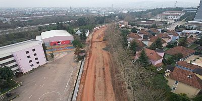 Alikahya tramvay hattı Kocaeli Stadına doğru hızla ilerliyor