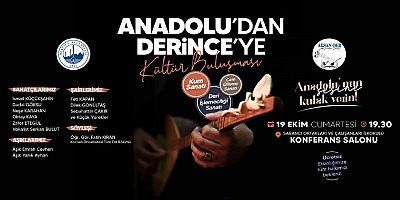 Anadoludan Derinceye Kültür Buluşması