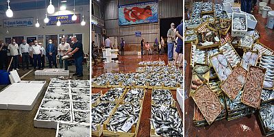 Balık halinde sezonun ilk düdüğü çaldı