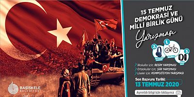 Başiskelede 15 Temmuz konulu yarışma