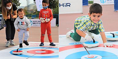 Başiskeleliler Floor Curling ile eğlendi