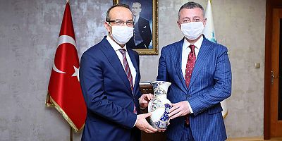 Büyükakın, Yeni Vali Yavuz’u konuk etti