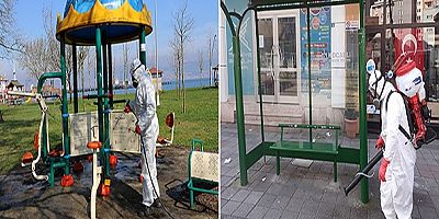 Büyükşehir Belediyesinin Corona virüs tedbirleri