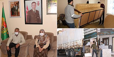 Büyükşehir’in yardımıyla köylerine döndüler