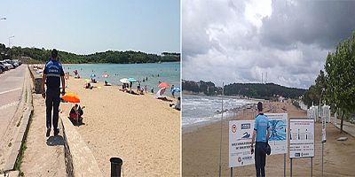 Büyükşehir Zabıta plajlarda görev başında