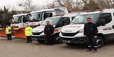 Büyükşehirde karla mücadele ekipleri hazır kıta