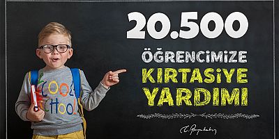 Büyükşehirden 3 milyonluk kırtasiye yardımı