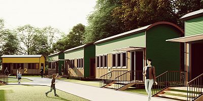 Büyükşehirden Doğukışla parkına Lokomotif Çocuk Köyü