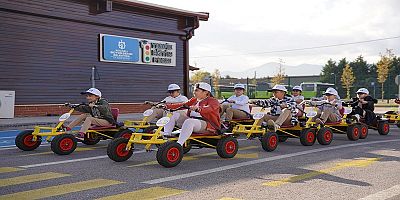 Çocuk Trafik Eğitim Parkında yeni dönem eğitimleri başladı