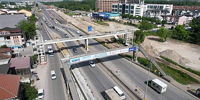 D100 Karayolu köseköy üstgeçidi tamamlanmak üzere