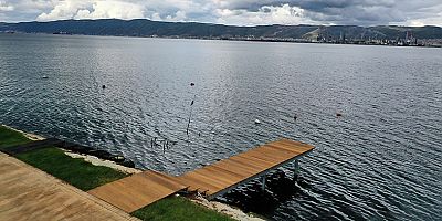 Değirmendere-Halıdere sahilinde çalışmalar sürüyor