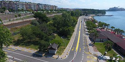 Derince harikalar sahilinde yeni düzenlemeler
