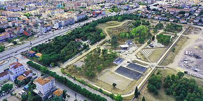 Derince Sağlıklı Yaşam Parkı havadan görüntülendi