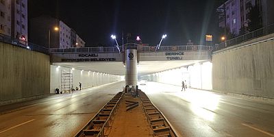 Derince Tüneli ışıl ışıl oldu