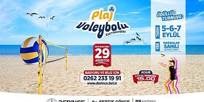 Derincede Plaj Voleybolu Heyecanı Yaşanacak