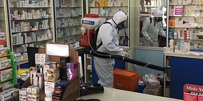 Dezenfekte çalışmaları aralıksız sürüyor