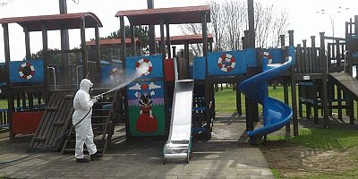 Dezenfekte çalışmaları aralıksız sürüyor