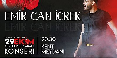Emir Can İğrek İzmitte 29 Ekim coşkusuna ortak olacak