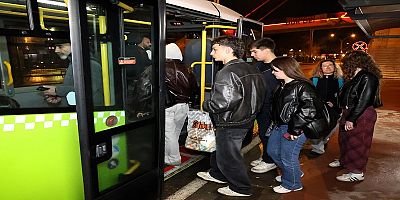 Gece otobüs seferlerine ilgi her geçen gün artıyor