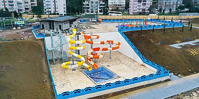 Gölcük Aquapark tamam sıra çevre düzenlemesinde