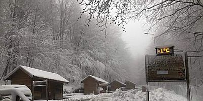 Gölcük Eriklitepe´ye Kar Yağdı	