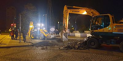 GÜLTEPE KAVŞAĞI DA ASFALTLANIYOR