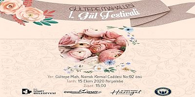 Gültepede 1.Gül festivali heyecanı