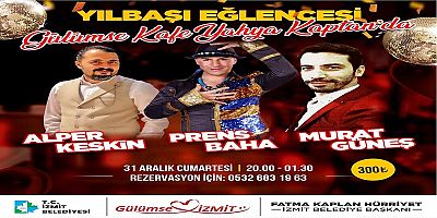 Gülümse Kafede her bütçeye uygun UNUTULMAZ YILBAŞI PROGRAMI