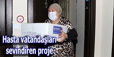 Hasta vatandaşları sevindiren proje