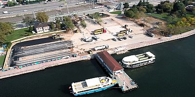 İzmit 1 Mart Vapur İskelesi Otoparkı yüzde 85 tamam