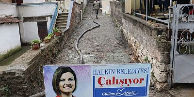 İzmit Belediyesinden zabıtana yeni beton yol