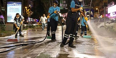 İzmit gece vakti pırıl pırıl oldu