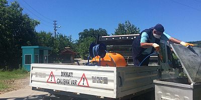 İzmit köyleri dezenfekte ediliyor