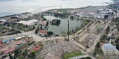 İzmit Millet Bahçesi şekillenmeye başlıyor