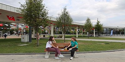  İzmit Milli İrade Meydanına 15 farklı türde 316 fidan ekildi