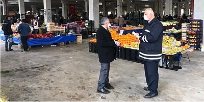 İzmit pazarlarında tedbir elden bırakılmıyor