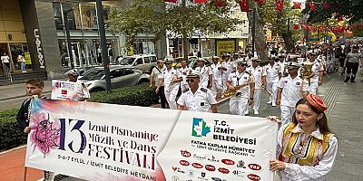 İzmit Pişmaniye Müzik ve Dans Festivali kortejle başladı