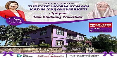 İzmit Zübeyde Hanım Konağı Kadın Yaşam Merkezi kente kazandırılacak