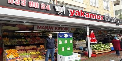 İzmitte askıda gıda uygulamasına 5 yeni market daha katıldı