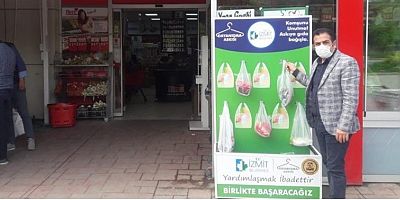 İzmitte askıda gıda zinciri büyüyor