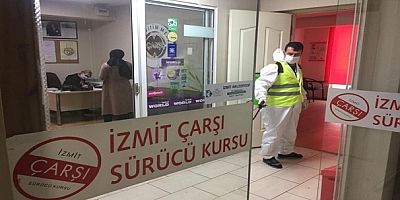 İzmitte esnafa ilaçlama desteği veriliyor