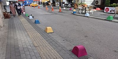 İzmitteki sokak rengarenk oldu