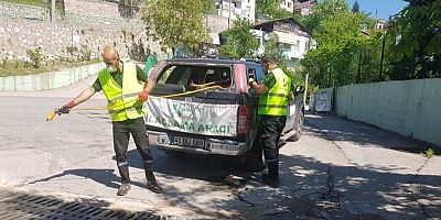 İzmitte tüm mahallelere sivrisinek ilaçlaması 